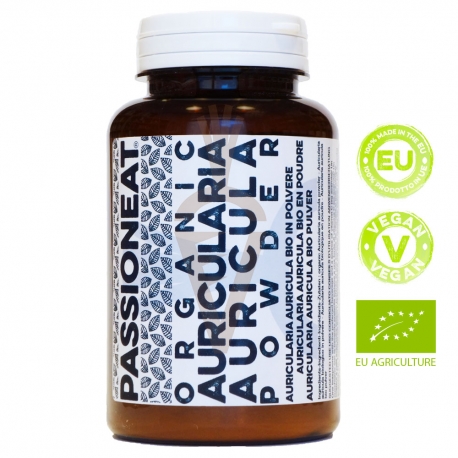 Auricularia auricula-judae fungo europeo Bio in polvere - 100g