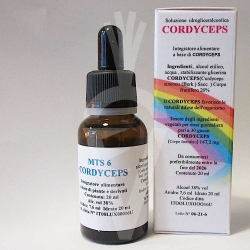 Cordyceps fungo Mycoterapia Spagyrica Tintura da 20ml - MTS6 Estratto in Corrente di Vapore