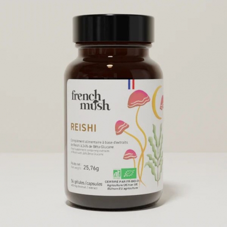 Reishi Ganoderma lucidum fungo Bio estratto a ultrasuoni - 56 capsule