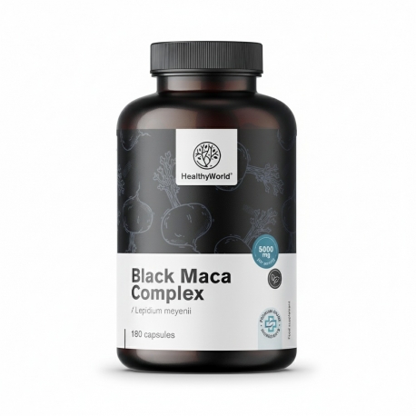 Complesso di Maca Nera - estratto 100 a 1 - 180 capsule