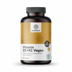 Vitamine vegane D3+K2 - 240 compresse